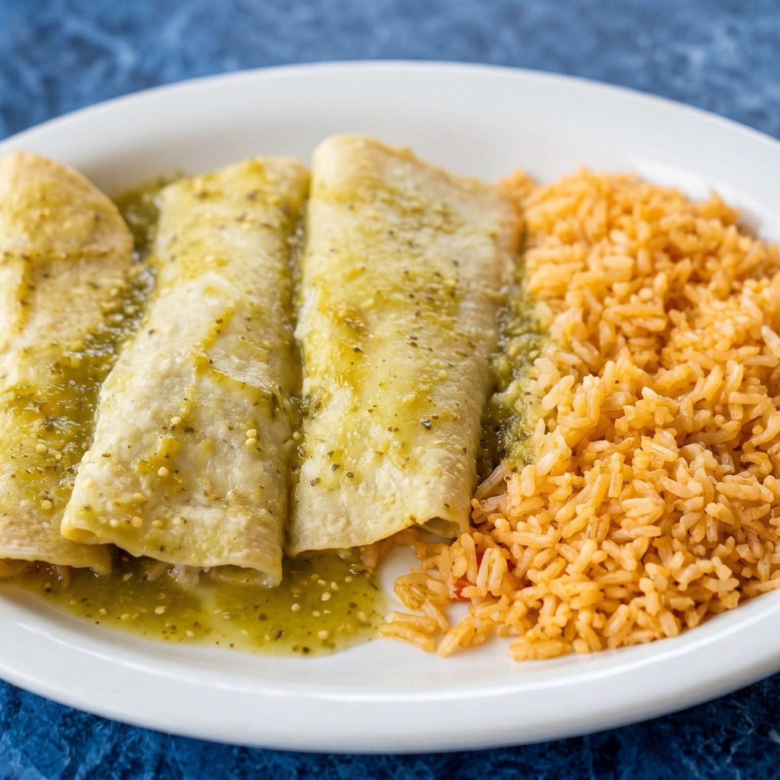 Green Enchiladas / Enchiladas Verdes.